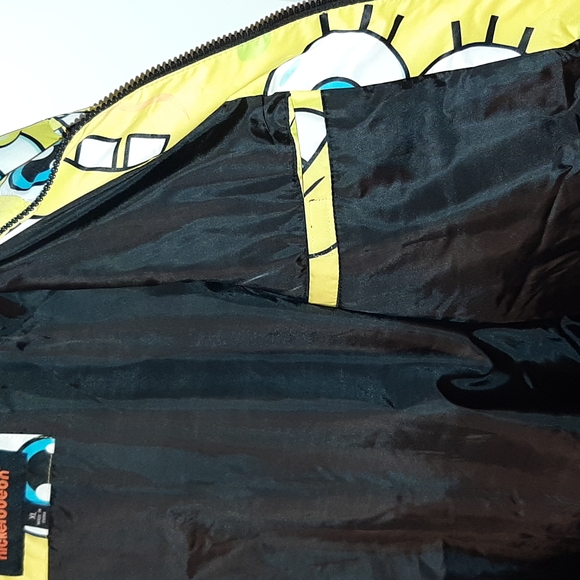 Nickelodeon Members Only SpongeBob Coat Brand NEW with Tags Men X-Large - Picture 10 of 15